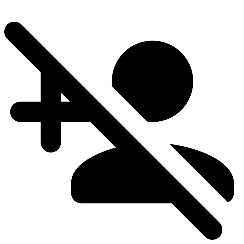 Person add disabled