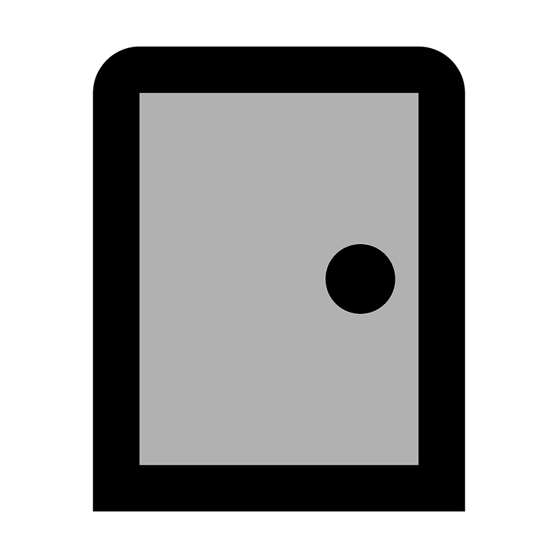 Sensor door
