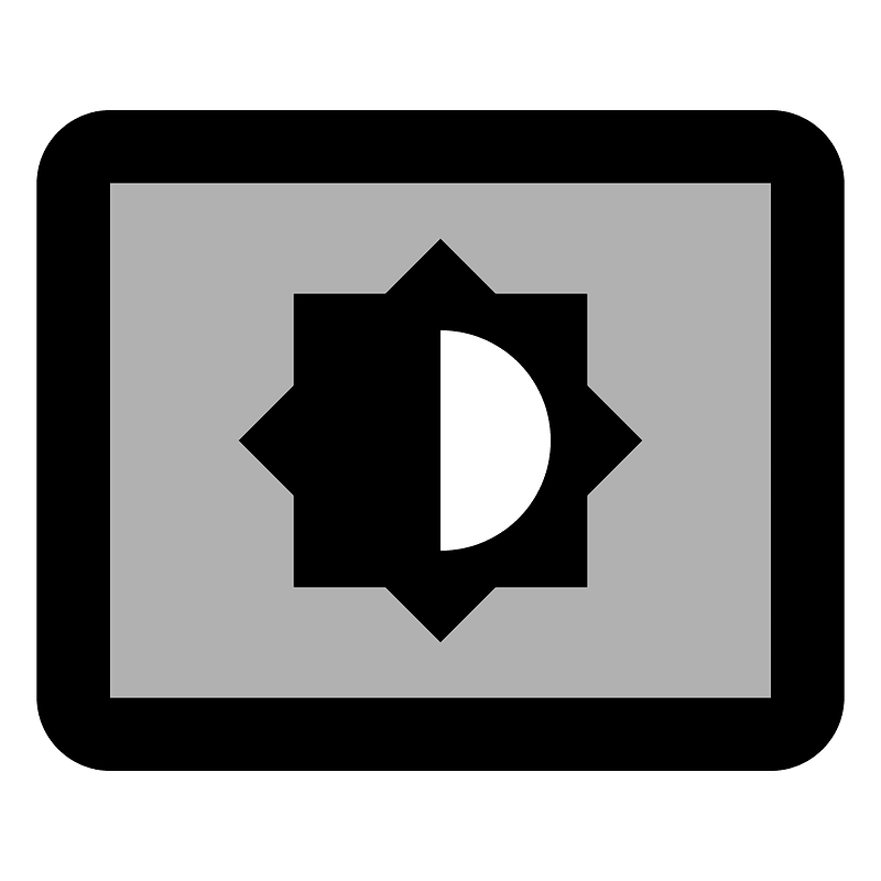 Settings brightness
