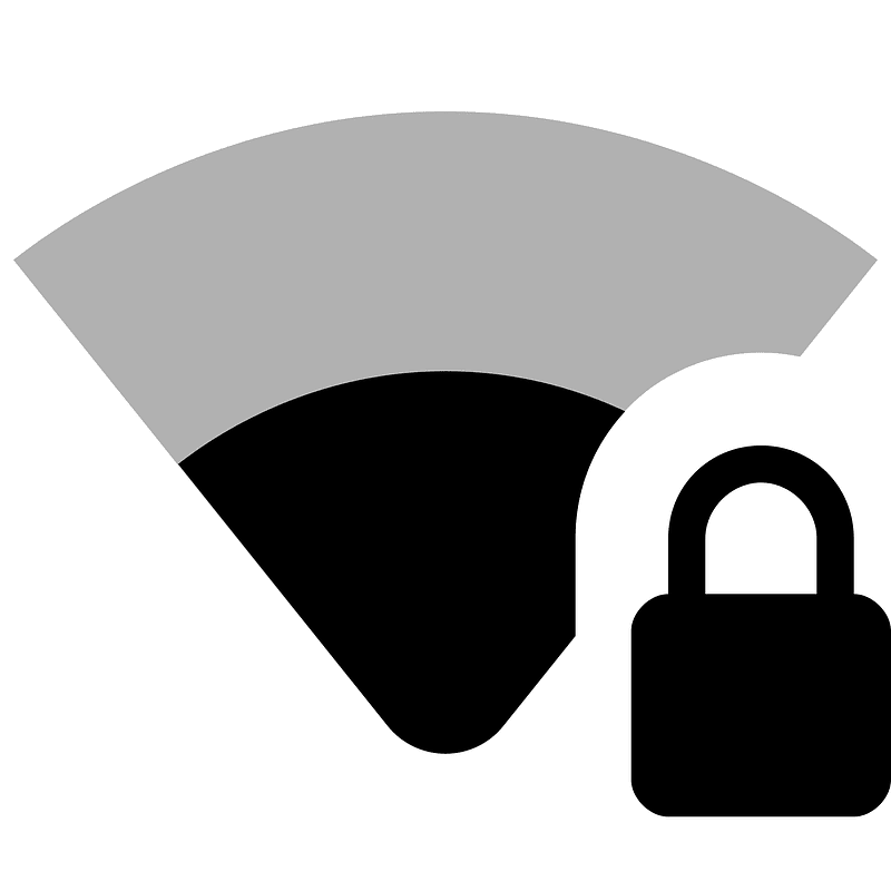 Signal wifi 2 bar lock