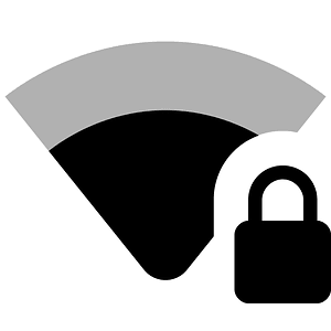 Signal wifi 3 bar lock