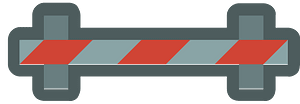 Red barrier