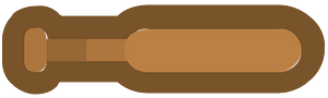 Brown baseball bat