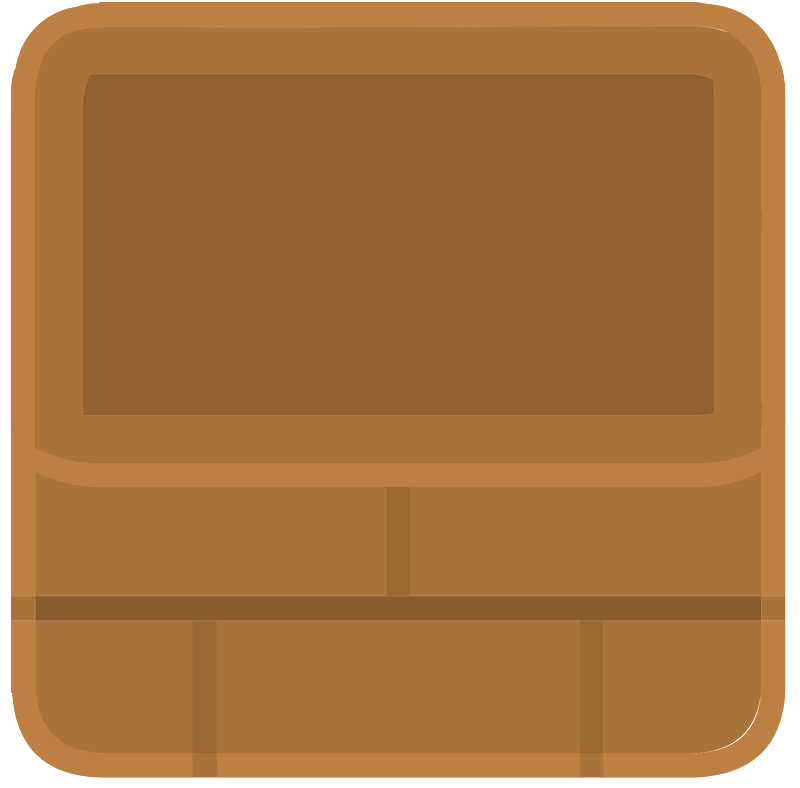 Brown brick block