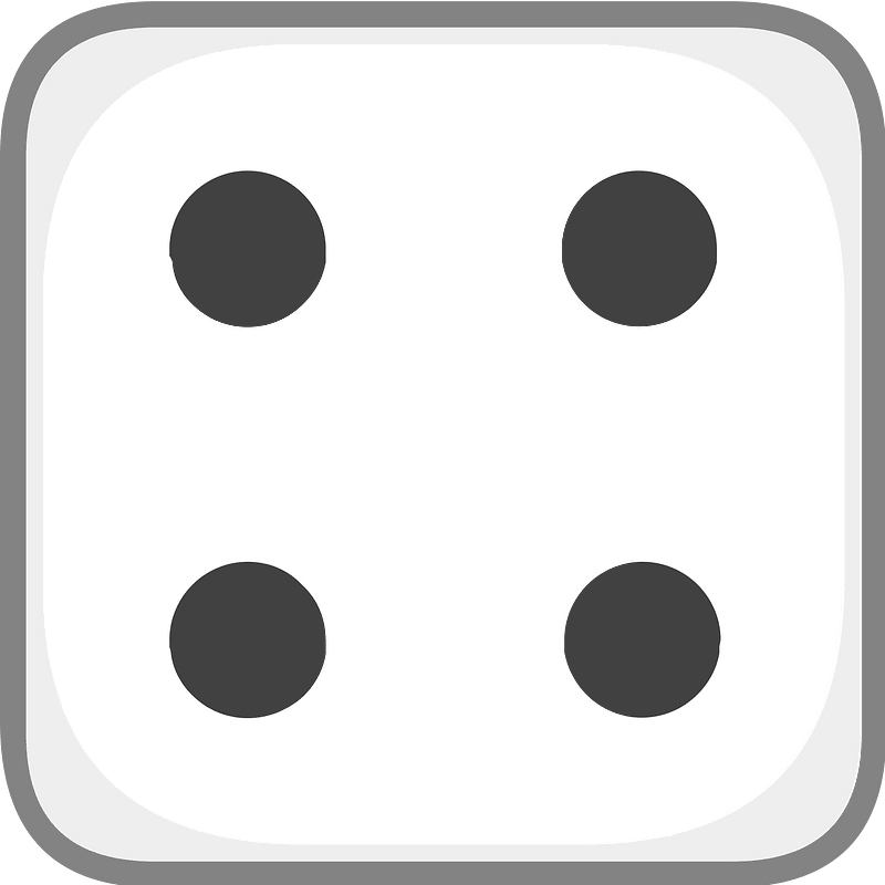 White dice 2-04 four