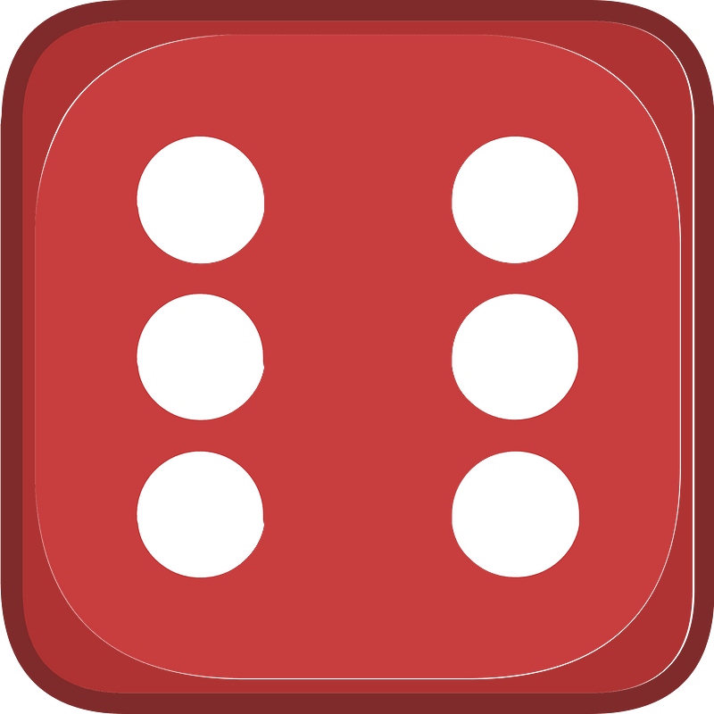 Red dice 2-06 six