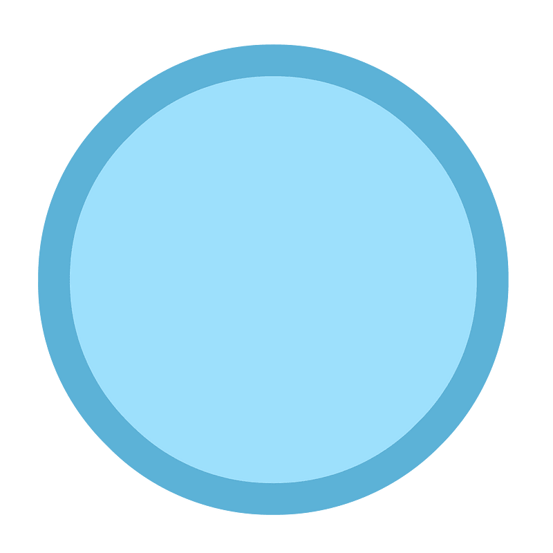Blue circle 06 outlined