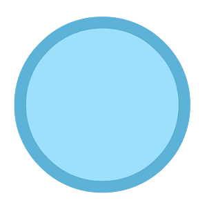 Blue circle 06 outlined