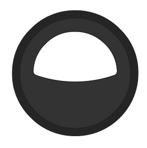 Black circle 07 outlined