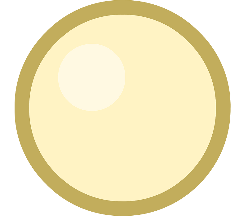Beige circle 09 outlined