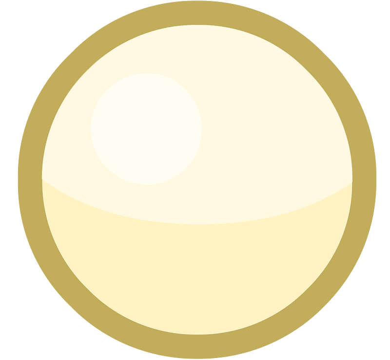 Beige circle 10 outlined