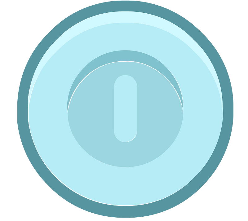 Blue coin