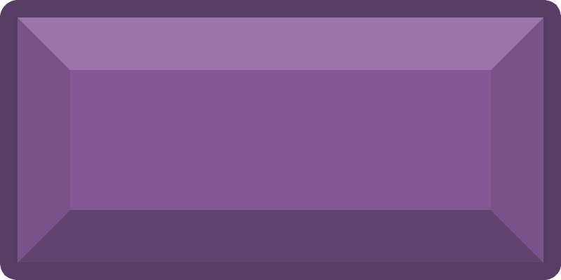 Diamond rectangle 26-09 purple outlined