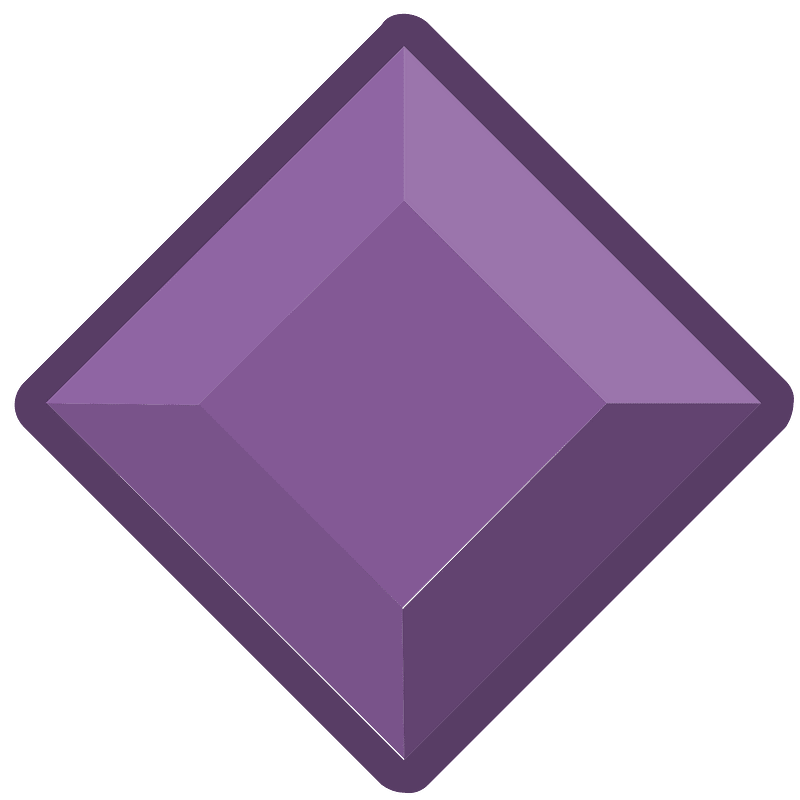 Diamond rhombus 26-07 purple outlined - Free vector icons on creazilla.com