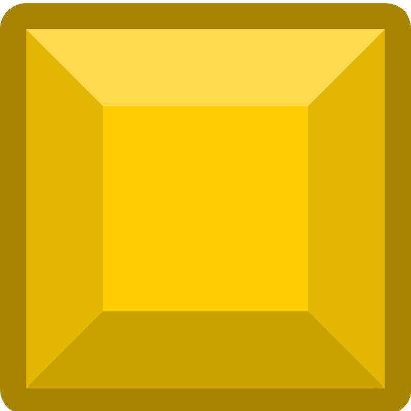 Diamond square 24-02 yellow outlined