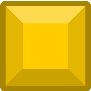 Diamond square 24-02 yellow outlined