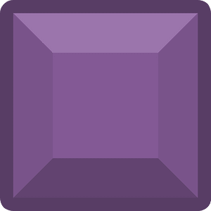Diamond square 26-06 purple outlined