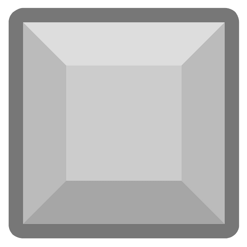 Diamond square 27-05 grey outlined