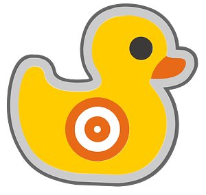 Rubber duck target 04 yellow