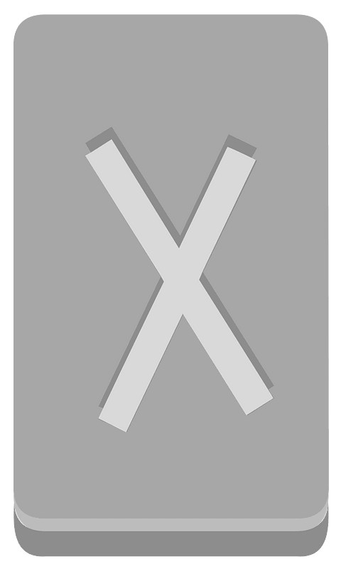 Grey rectangle rune