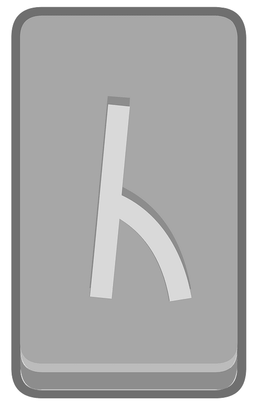 Grey rectangle outlined rune