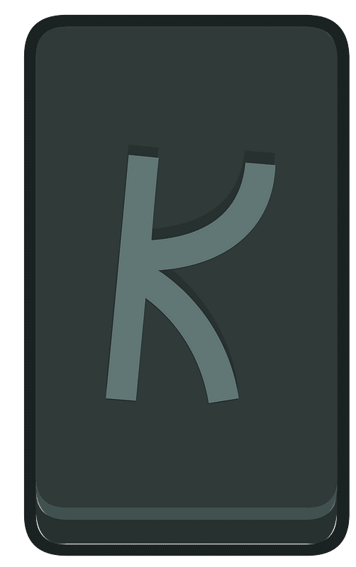 Black rectangle outlined rune