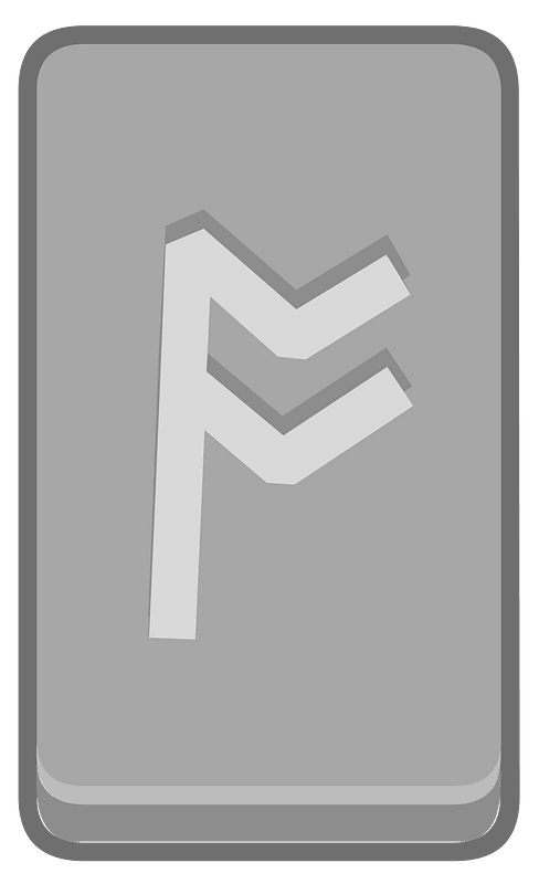 Grey rectangle outlined rune