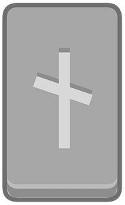 Grey rectangle outlined rune