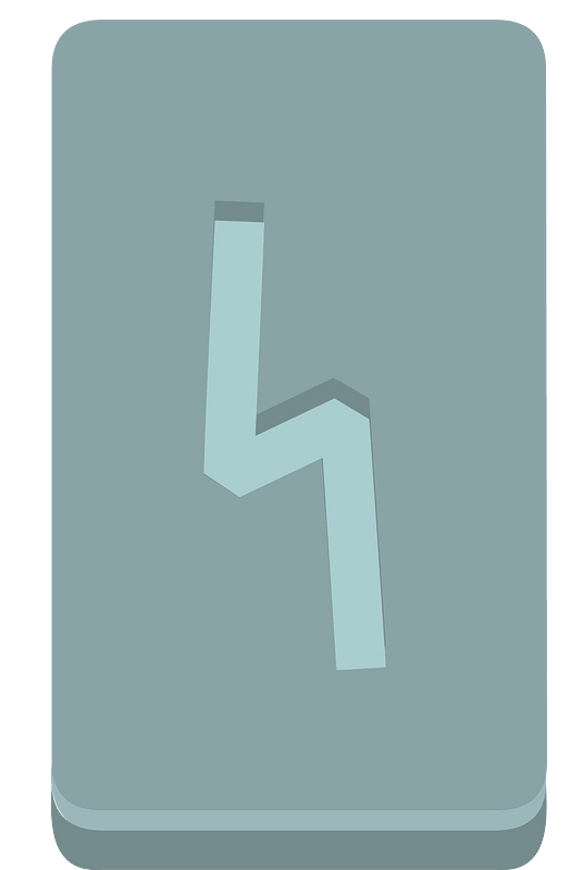 Blue rectangle rune