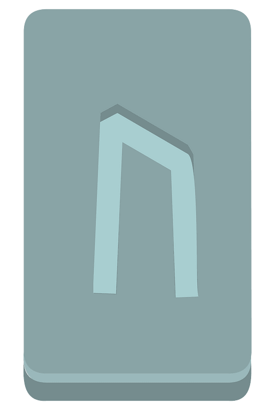 Blue rectangle rune