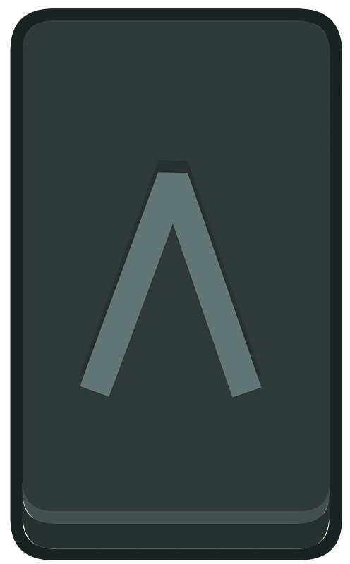 Black rectangle outlined rune