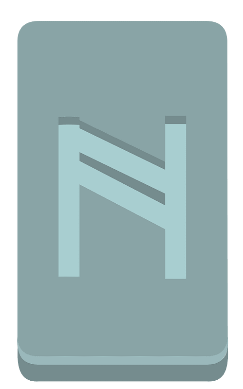 Blue rectangle rune