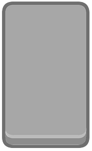Grey rectangle outlined rune