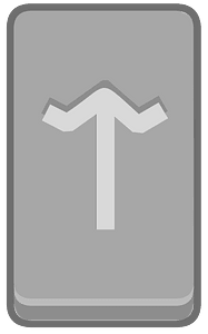 Grey rectangle outlined rune