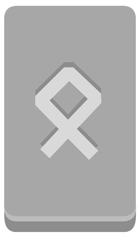 Grey rectangle rune