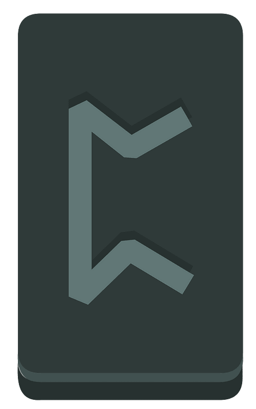 Black rectangle rune