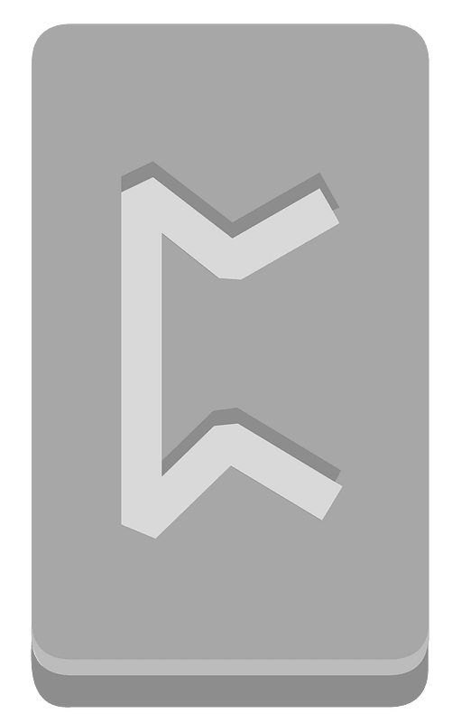 Grey rectangle rune