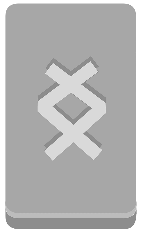 Grey rectangle rune
