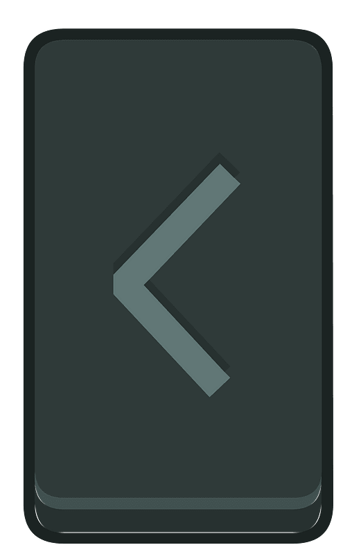 Black rectangle outlined rune