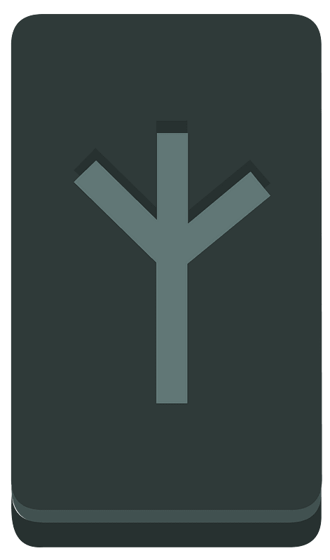 Black rectangle rune