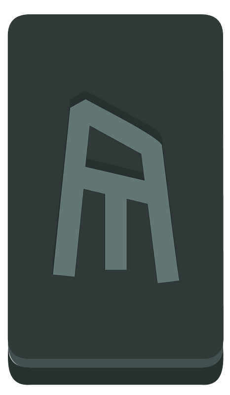 Black rectangle rune