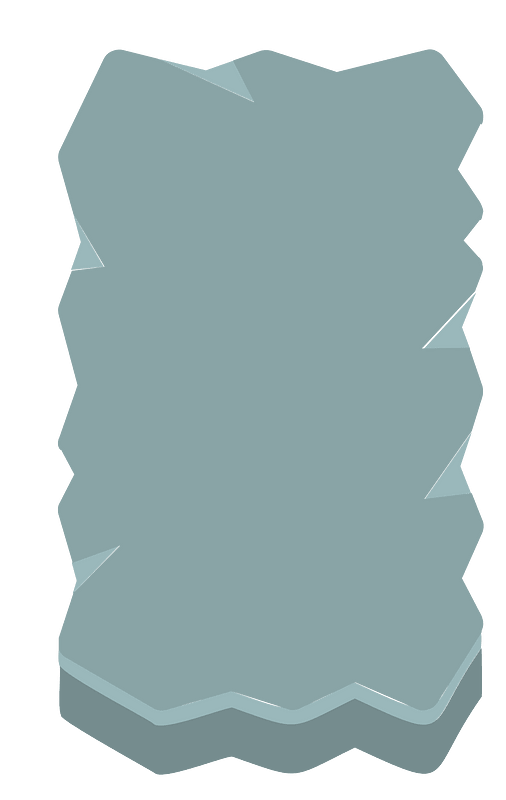 Blue rough rectangle rune