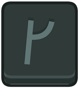 Black square outlined runes