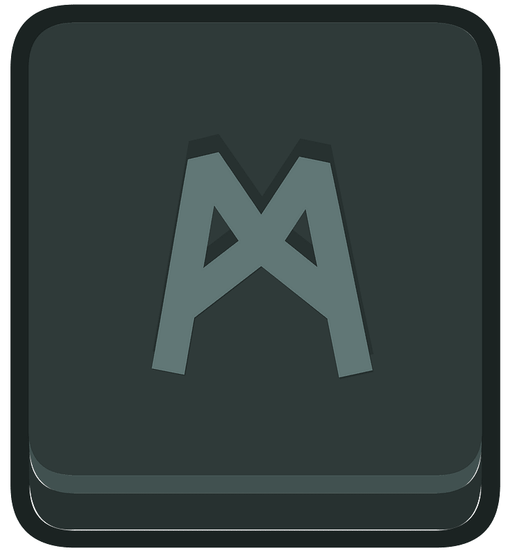Black square outlined runes
