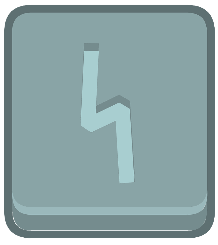 Blue square outlined runes