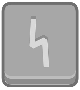 Grey square outlined runes