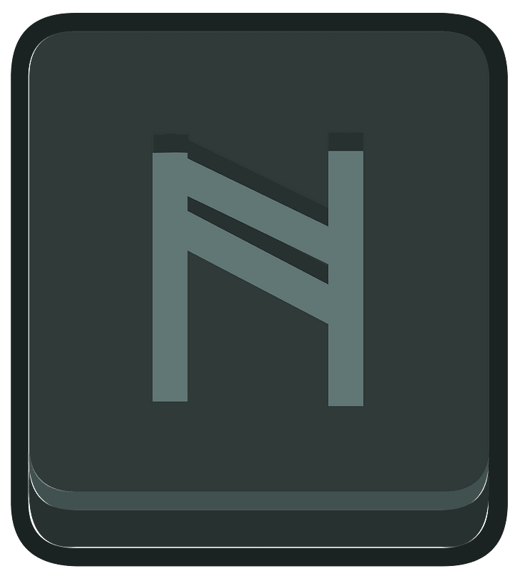 Black square outlined runes