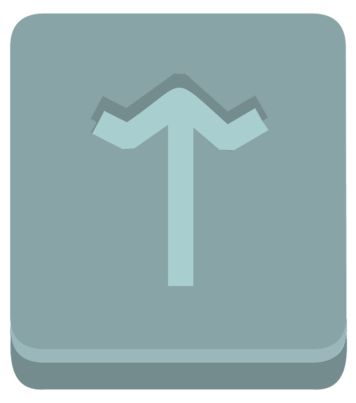 Blue square runes