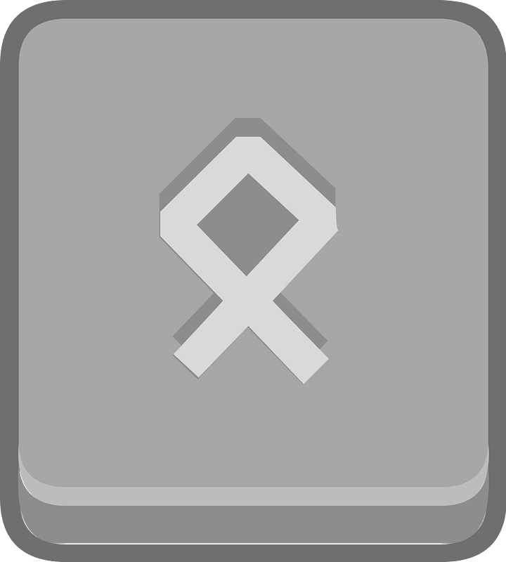 Grey square outlined runes