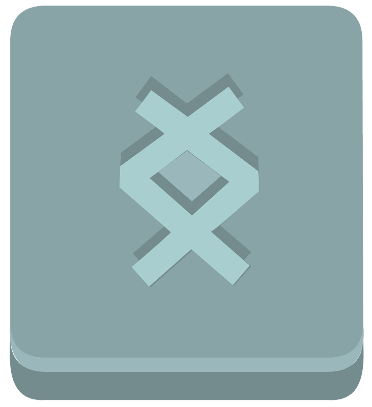 Blue square runes